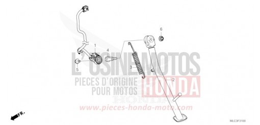 SIDE STAND XL750P de 2023